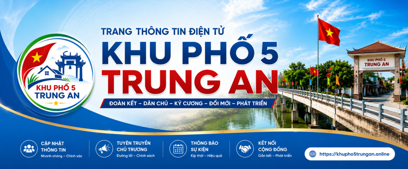 Khu Phố 5 Phường Trung An tỉnh Đồng Tháp